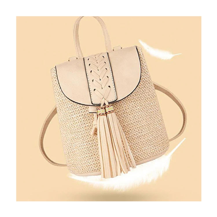 Lstest Popular Fashion Custom Straw Bag Newest Style Beach Lady Backpack Shoulder RTS Bags Woven Straw Handbag, Customized color
Lstest Popular Fashion Custom Straw Bag Newest Style Beach Lady Backpack Shoulder RTS Bags Woven Straw Handbag, Customized color