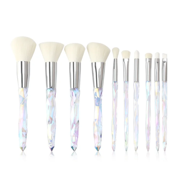 Hot Selling 10pcs Pieces Crystal Makeup Brushes Transparent Diamond Crystal Handle Makeup Brush Set, Green,purple,transparent
Hot Selling 10pcs Pieces Crystal Makeup Brushes Transparent Diamond Crystal Handle Makeup Brush Set, Green,purple,transparent