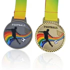 Efficient customization of gold, silver and bronze award winners world championship metal football medals