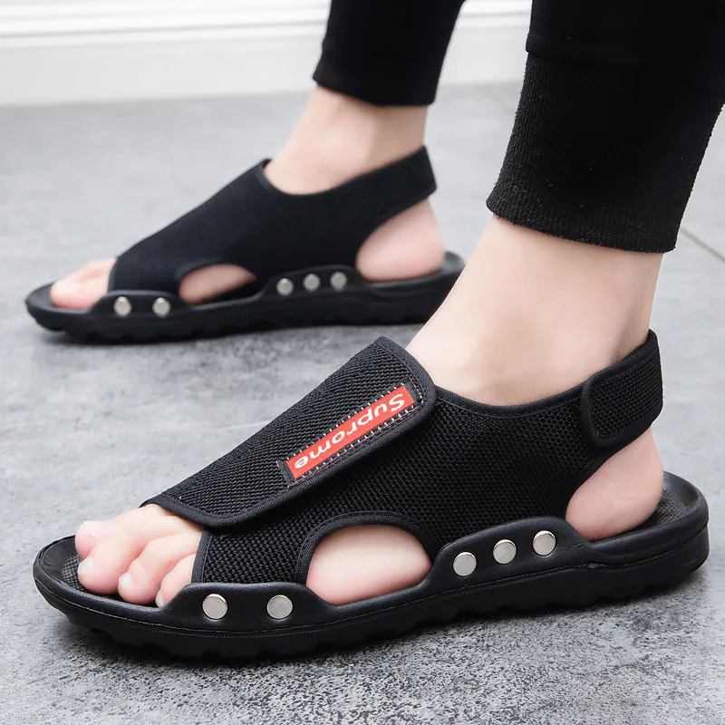 2023 men's sandals summer new comfortable trend soft soles to wear flying fabric breathable home casual sandals
2023 men's sandals summer new comfortable trend soft soles to wear flying fabric breathable home casual sandals