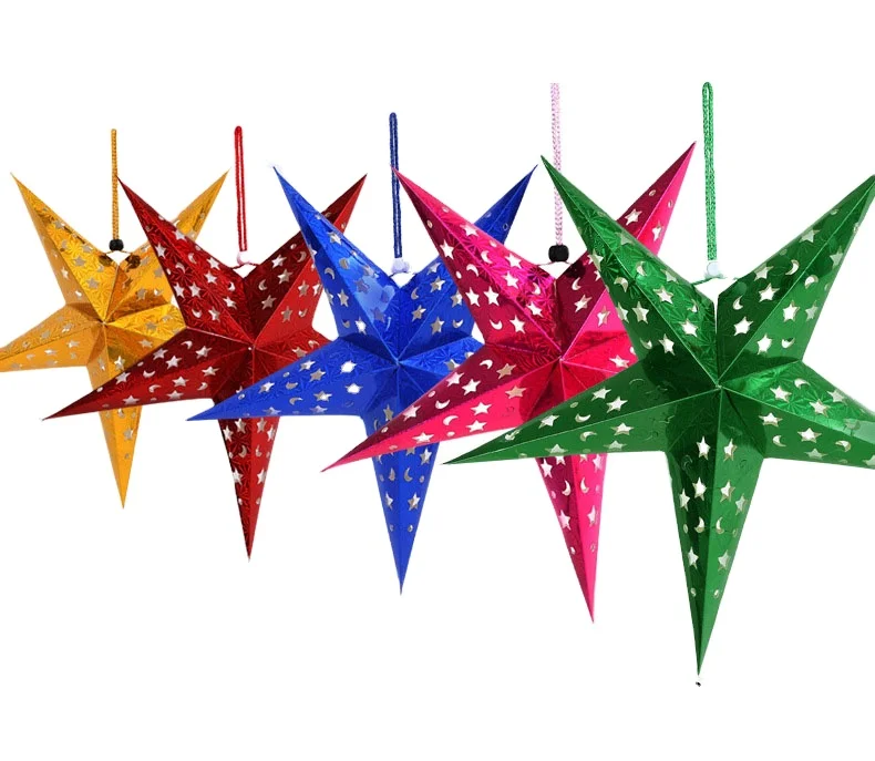 90CM 35Inch Five Paper Star Lantern Christmas Ornament Laser Hollow Pentagram Stars Lantern Party Decoration
90CM 35Inch Five Paper Star Lantern Christmas Ornament Laser Hollow Pentagram Stars Lantern Party Decoration