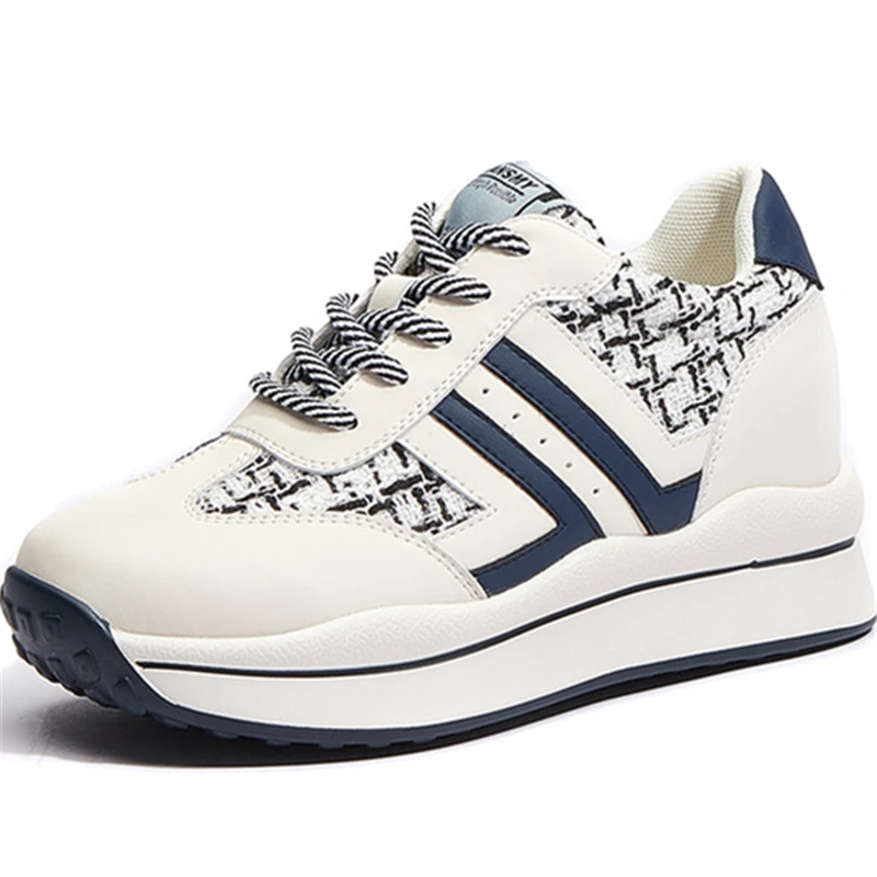 2021 Women's shoes Spring Autumn New Ins Sports Casual Plus Velvet 6 CM Increase Leather knitting Blue Khaki Lack Up
2021 Women's shoes Spring Autumn New Ins Sports Casual Plus Velvet 6 CM Increase Leather knitting Blue Khaki Lack Up