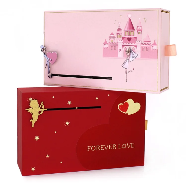 New 2021 Drawer Jewelry Box Valentine's Day Creative Heart Shaped Pendant Ring Earrings Gift Box, Pure color
New 2021 Drawer Jewelry Box Valentine's Day Creative Heart Shaped Pendant Ring Earrings Gift Box, Pure color