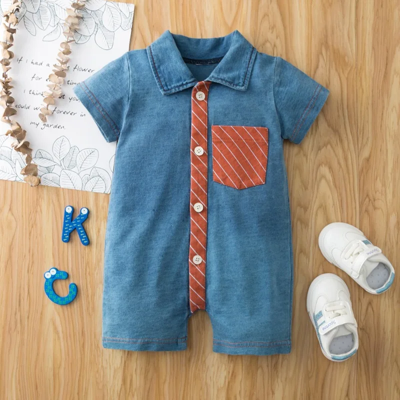 wholesale Summer Infant Baby boys girls denim Romper Bodysuit Jumpsuit Outfits, As image shown
wholesale Summer Infant Baby boys girls denim Romper Bodysuit Jumpsuit Outfits, As image shown