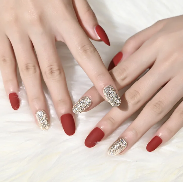 Matte Phototherapy 2021 press on nail stiletto press on nails luxury press on nails bling
Matte Phototherapy 2021 press on nail stiletto press on nails luxury press on nails bling