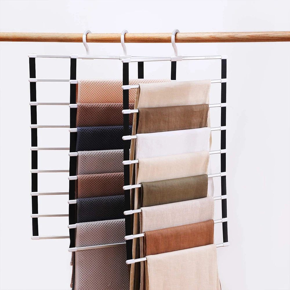 JOYBOS hot sale aluminum alloy rod durable Non-slip multi-layer pants scarf storage rack, Silvery
JOYBOS hot sale aluminum alloy rod durable Non-slip multi-layer pants scarf storage rack, Silvery