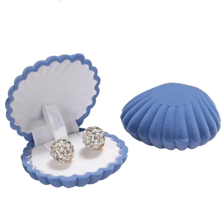 D2051 Shell Shape Jewelry Display Gift Box Lovely Velvet Wedding Engagement Ring Earrings Necklace Bracelet Seashell Jewelry Box, 4 colors
D2051 Shell Shape Jewelry Display Gift Box Lovely Velvet Wedding Engagement Ring Earrings Necklace Bracelet Seashell Jewelry Box, 4 colors