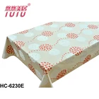 PVC Shiny Tablecloth Embossed Table Cloth