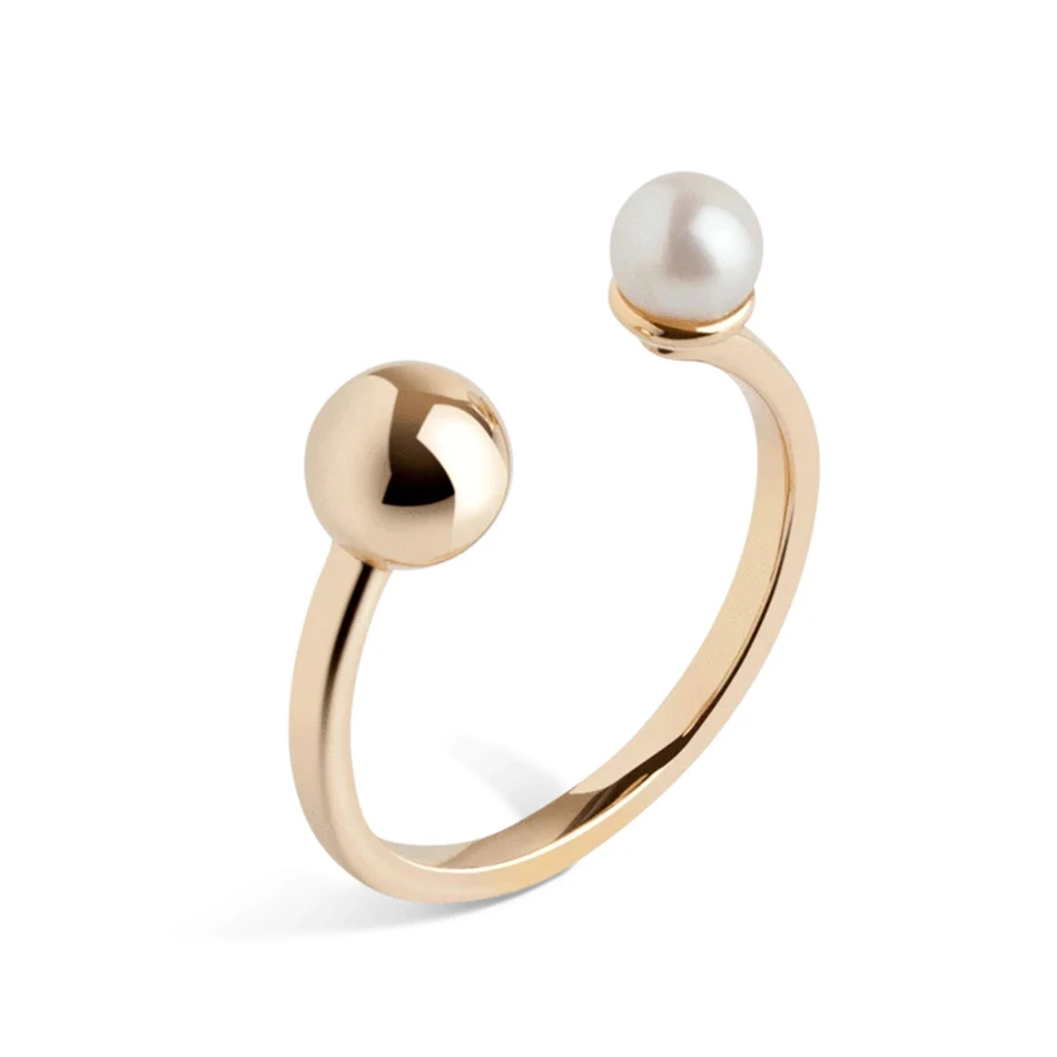 gold jewelry supplier 925 sterling silver jewelry 14k gold plated asymmetric pearl ring for women
gold jewelry supplier 925 sterling silver jewelry 14k gold plated asymmetric pearl ring for women
