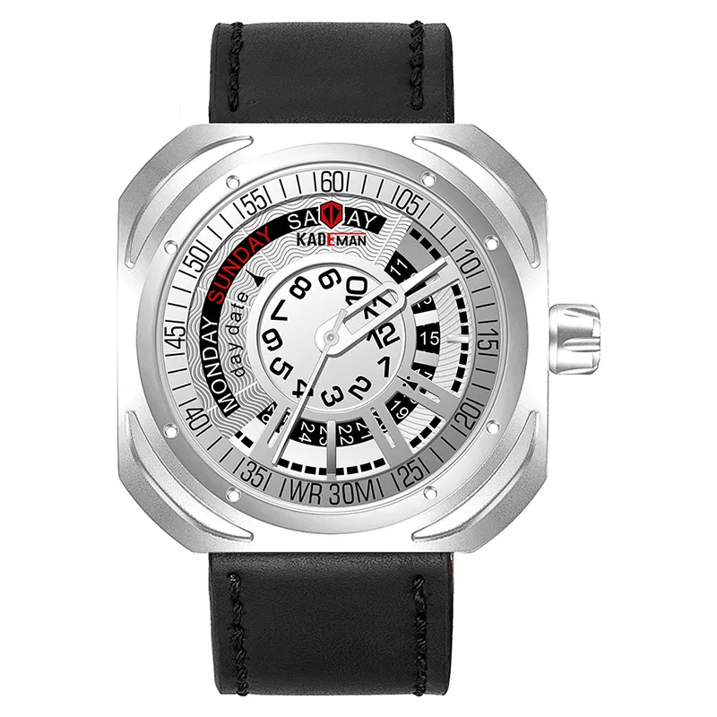 Top Brand Men's Casual Sport Digital Wrist Watches Rectangular Dial Leather Strap Quartz Watch Factory Wholesale New Man Watch, 7 colors
Top Brand Men's Casual Sport Digital Wrist Watches Rectangular Dial Leather Strap Quartz Watch Factory Wholesale New Man Watch, 7 colors