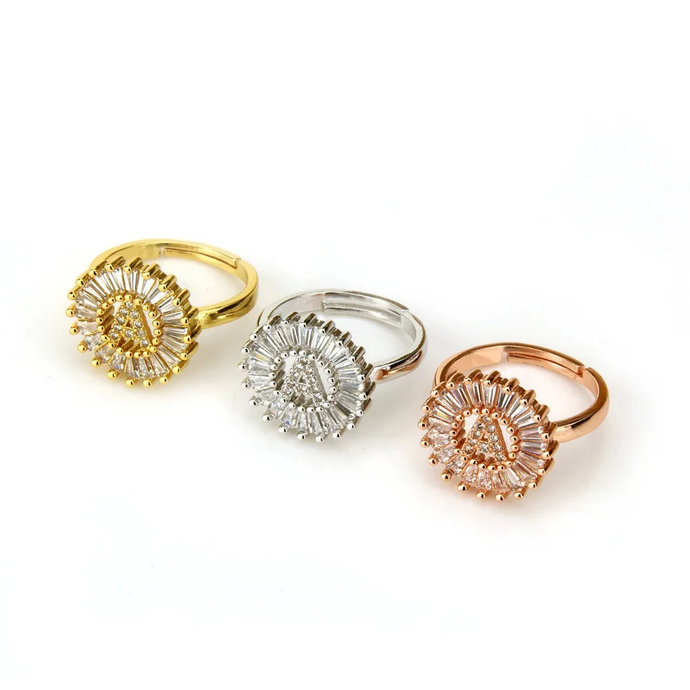Women Girls Latest Gold Adjustable Crystal Alphabet A-Z Letter Rings With Round Alphabet, Picture shows
Women Girls Latest Gold Adjustable Crystal Alphabet A-Z Letter Rings With Round Alphabet, Picture shows