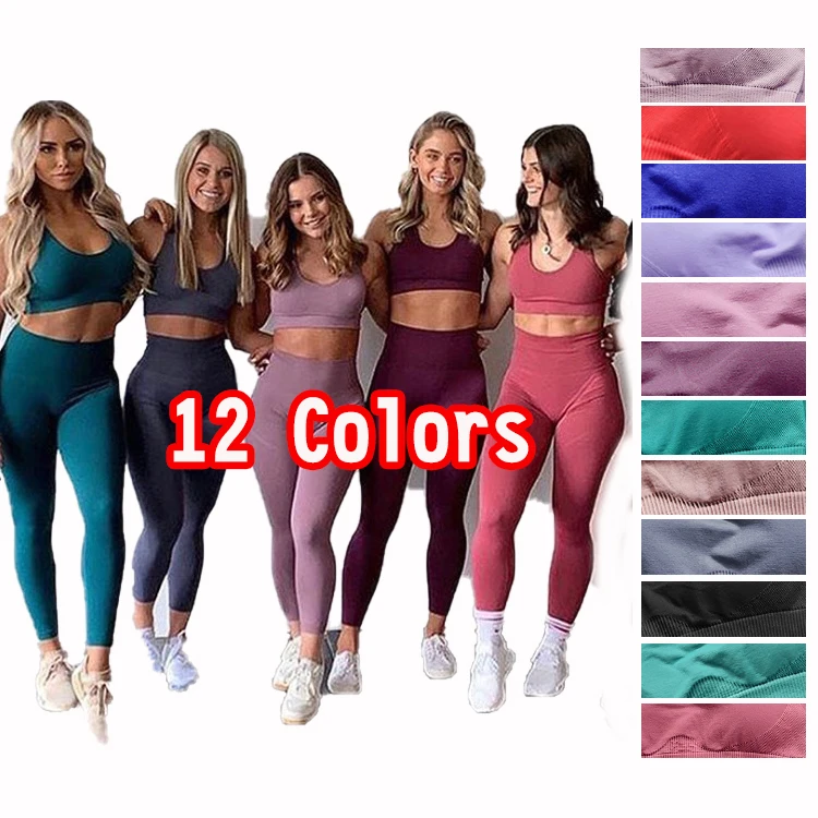 Activewear Two Piece Set Women Seamless Yoga Leggings And Bra Camouflage Fitness Sports Gym Workout Yoga Set, Customized colors
Activewear Two Piece Set Women Seamless Yoga Leggings And Bra Camouflage Fitness Sports Gym Workout Yoga Set, Customized colors