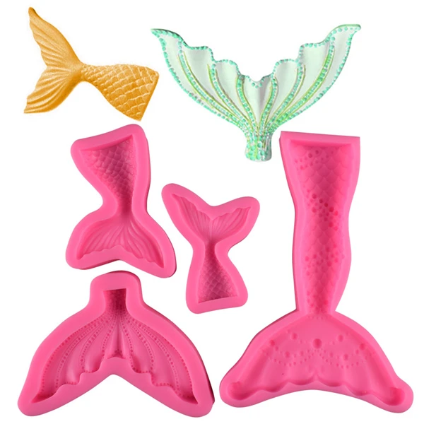 Food grade soft silicone fondant mould silicone mermaid tail mold, Stock or customized
Food grade soft silicone fondant mould silicone mermaid tail mold, Stock or customized