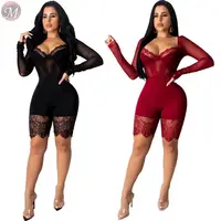 9121020 fashion sexy lace long sleeve solid color slimming body Jumpsuit Clothing Woman Clothes
9121020 fashion sexy lace long sleeve solid color slimming body Jumpsuit Clothing Woman Clothes