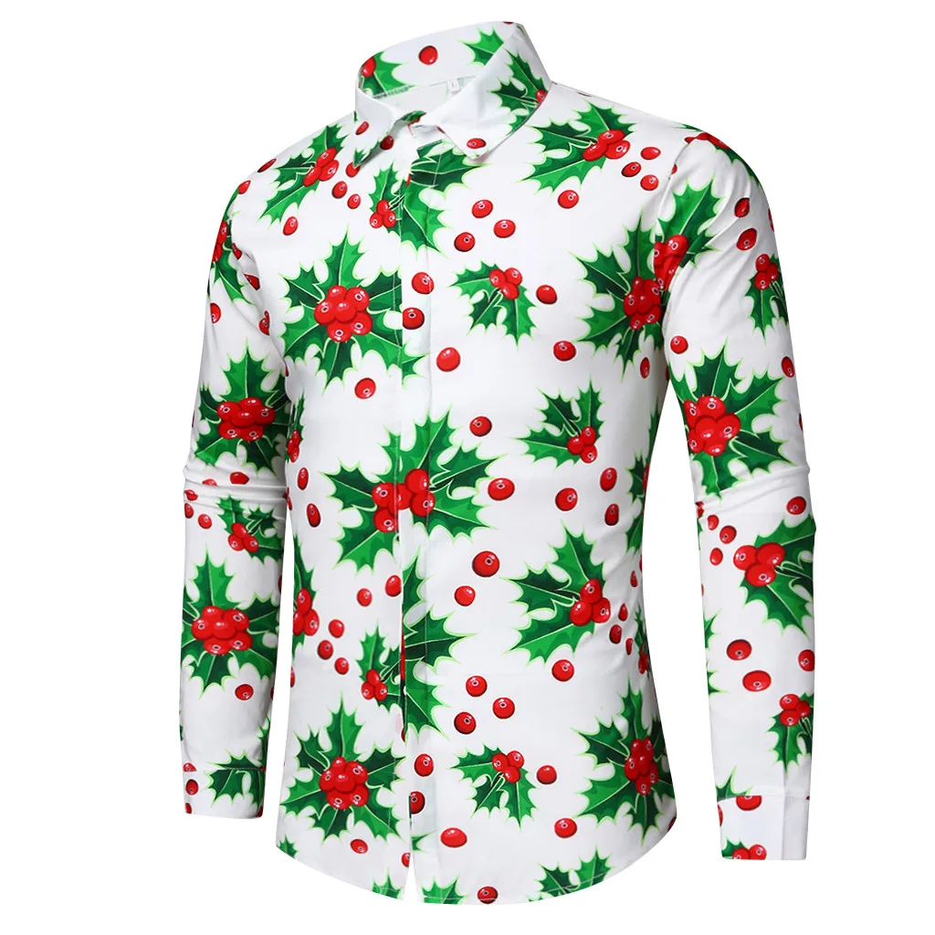 Fashion Shirts For Male Men Casual Snowflakes Santa Candy Printed Christmas Shirt Top Blouse Men Shirt, Customized colors
Fashion Shirts For Male Men Casual Snowflakes Santa Candy Printed Christmas Shirt Top Blouse Men Shirt, Customized colors