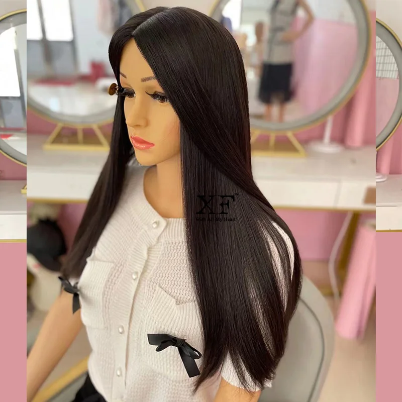 XF In Stock Natural Brown Color Natural Straight 100% Unprocessed European Hair Jewish Wig Kosher Wig, #ntr color
XF In Stock Natural Brown Color Natural Straight 100% Unprocessed European Hair Jewish Wig Kosher Wig, #ntr color