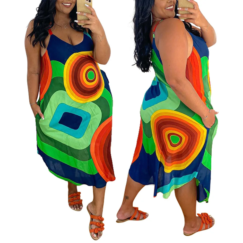 J8740 Wholesale casual women summer Irregular pocket custom long maxi dress spaghetti slip long plus size maxi dress
J8740 Wholesale casual women summer Irregular pocket custom long maxi dress spaghetti slip long plus size maxi dress