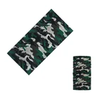 High Quality 100% Polyester Stretchy Multifunctional Scarf Camouflage Bandanna