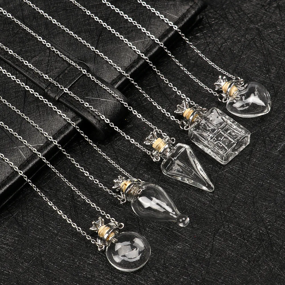 Clear Heart Vial Perfume Bottle ash water drop bottle necklace Stainless Steel Chain Make a Wish blood vial necklace
Clear Heart Vial Perfume Bottle ash water drop bottle necklace Stainless Steel Chain Make a Wish blood vial necklace
