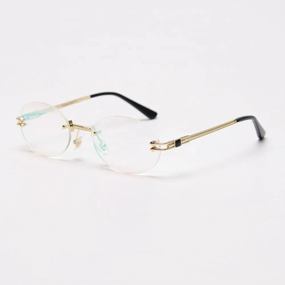 2021 Brand Designer New Fashion Trendy Men Eyeglasses Diamond Cut Crystal Oval Round Rimless Shades Sunglasses Women
2021 Brand Designer New Fashion Trendy Men Eyeglasses Diamond Cut Crystal Oval Round Rimless Shades Sunglasses Women