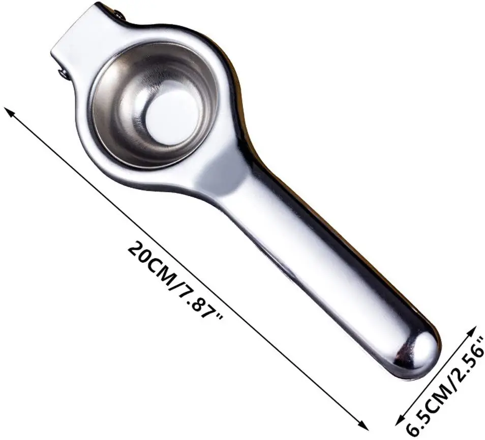 Stainless steel Lemon Squeezer Hand Manual Lemon Juicer Squeezer Metal Lemon Lime Squeezer, Silver
Stainless steel Lemon Squeezer Hand Manual Lemon Juicer Squeezer Metal Lemon Lime Squeezer, Silver