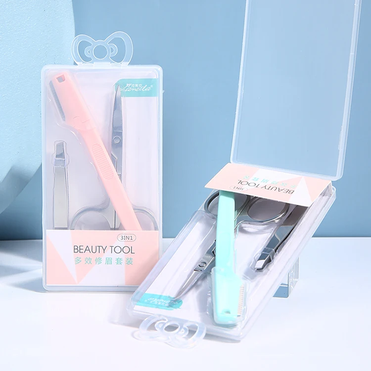 Make-up tools facial razor eyebrow shaper set 3pcs beauty scissors+eyebrow clip+eyebrow trimmer A0876, Pink,green or customized
Make-up tools facial razor eyebrow shaper set 3pcs beauty scissors+eyebrow clip+eyebrow trimmer A0876, Pink,green or customized