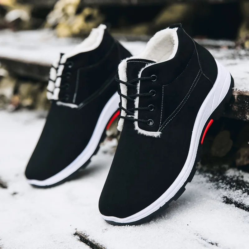 Wholesale Cheap Winter Men's Cotton Shoes Casual Non-slip Thick Bottom Warm Fashion Soft Snow Cotton Boots, As the picture show
Wholesale Cheap Winter Men's Cotton Shoes Casual Non-slip Thick Bottom Warm Fashion Soft Snow Cotton Boots, As the picture show