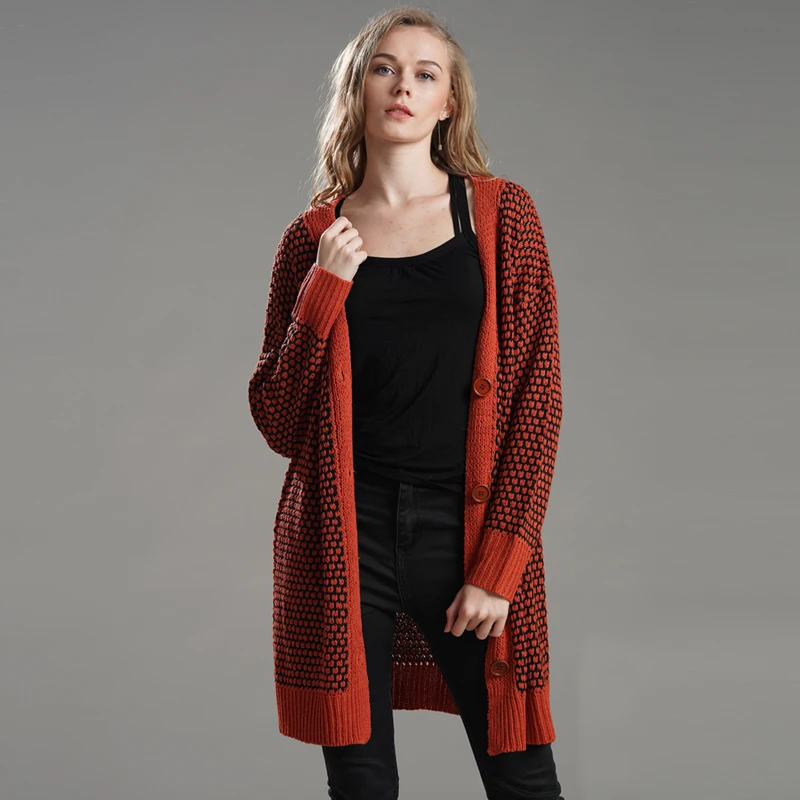factory wholesale Solid Color long Knit sweater Cardigan full sleeve ladies cardigans with buttons
factory wholesale Solid Color long Knit sweater Cardigan full sleeve ladies cardigans with buttons