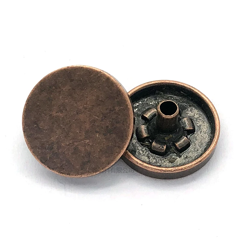 2022 New Design Four Parts Custom Brass Zinc Alloy Snap Button Electroplating Red bronze Snap Button, Customized
2022 New Design Four Parts Custom Brass Zinc Alloy Snap Button Electroplating Red bronze Snap Button, Customized