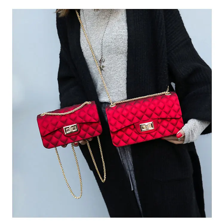 Wholesale 2020 New Fashion Designers Pu Leather Chain Jelly Bags Crossbody Shoulder Women Purses And Handbags For Women Ladies, Customized
Wholesale 2020 New Fashion Designers Pu Leather Chain Jelly Bags Crossbody Shoulder Women Purses And Handbags For Women Ladies, Customized