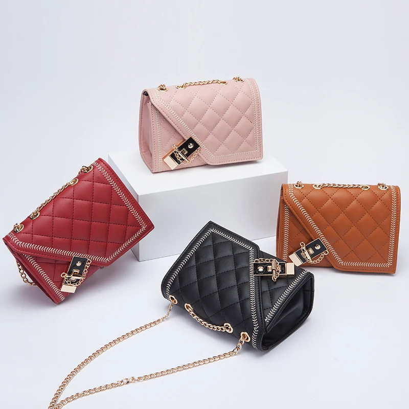 GATE Hot Sale fashion designer Summer women's new chain messenger bag pu leather Lady one-shoulder small square handbag
GATE Hot Sale fashion designer Summer women's new chain messenger bag pu leather Lady one-shoulder small square handbag