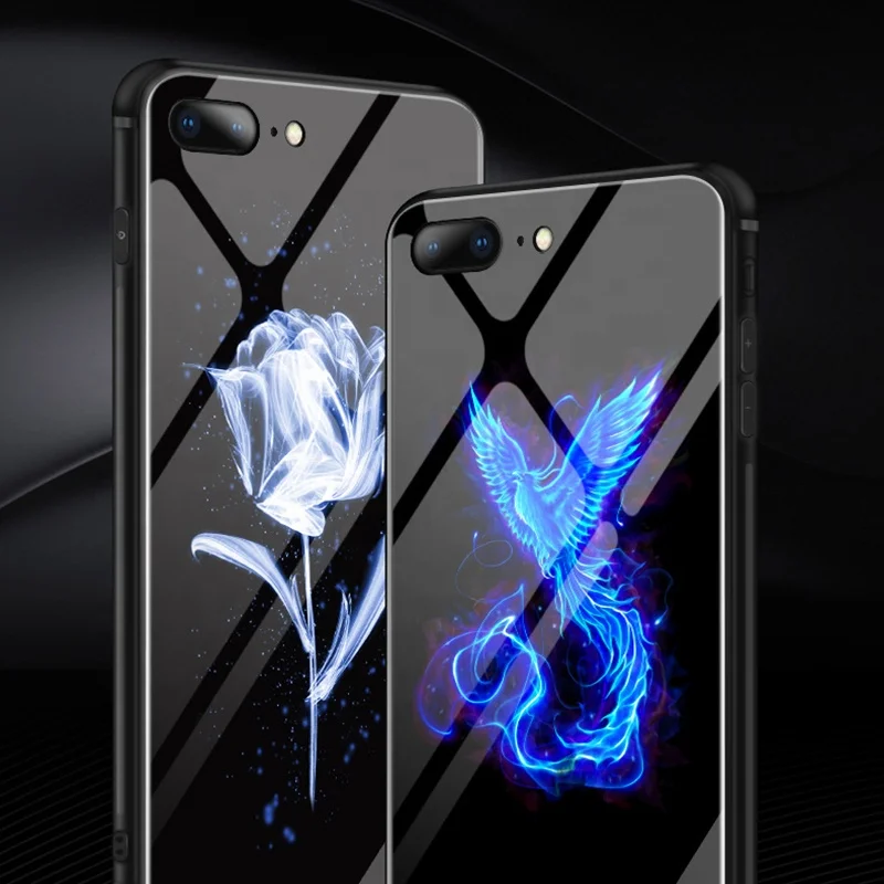 Luminous tempered glass night light mobile phone case for iphone 6 7 8 11 X XS XR XS Max pro, Multi
Luminous tempered glass night light mobile phone case for iphone 6 7 8 11 X XS XR XS Max pro, Multi