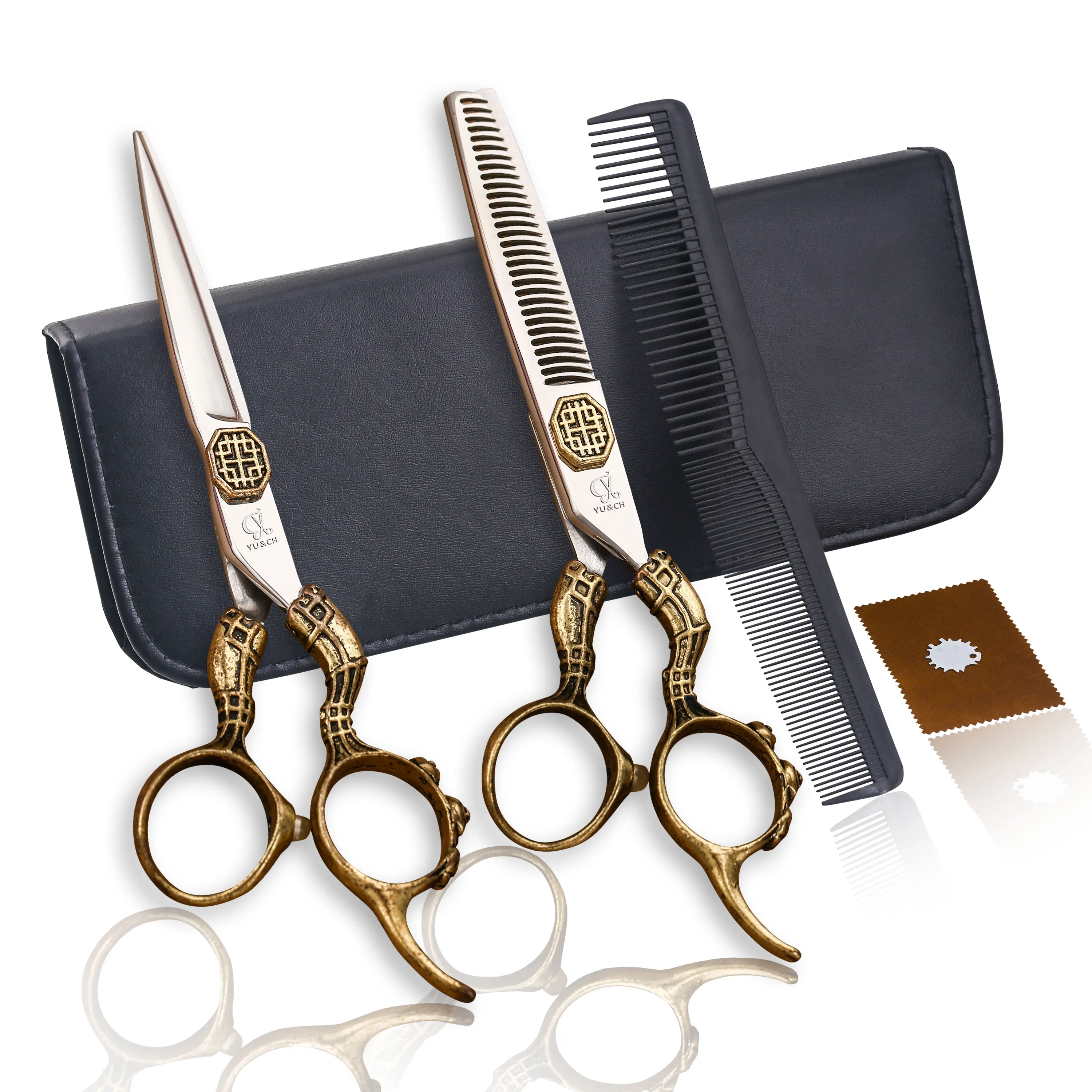 Yuhui High Quality Hair Scissors Set Haircutting Scissor Professional Scissors Forbici da parrucchiere Tijeras Barber Tijeras, Gold
Yuhui High Quality Hair Scissors Set Haircutting Scissor Professional Scissors Forbici da parrucchiere Tijeras Barber Tijeras, Gold