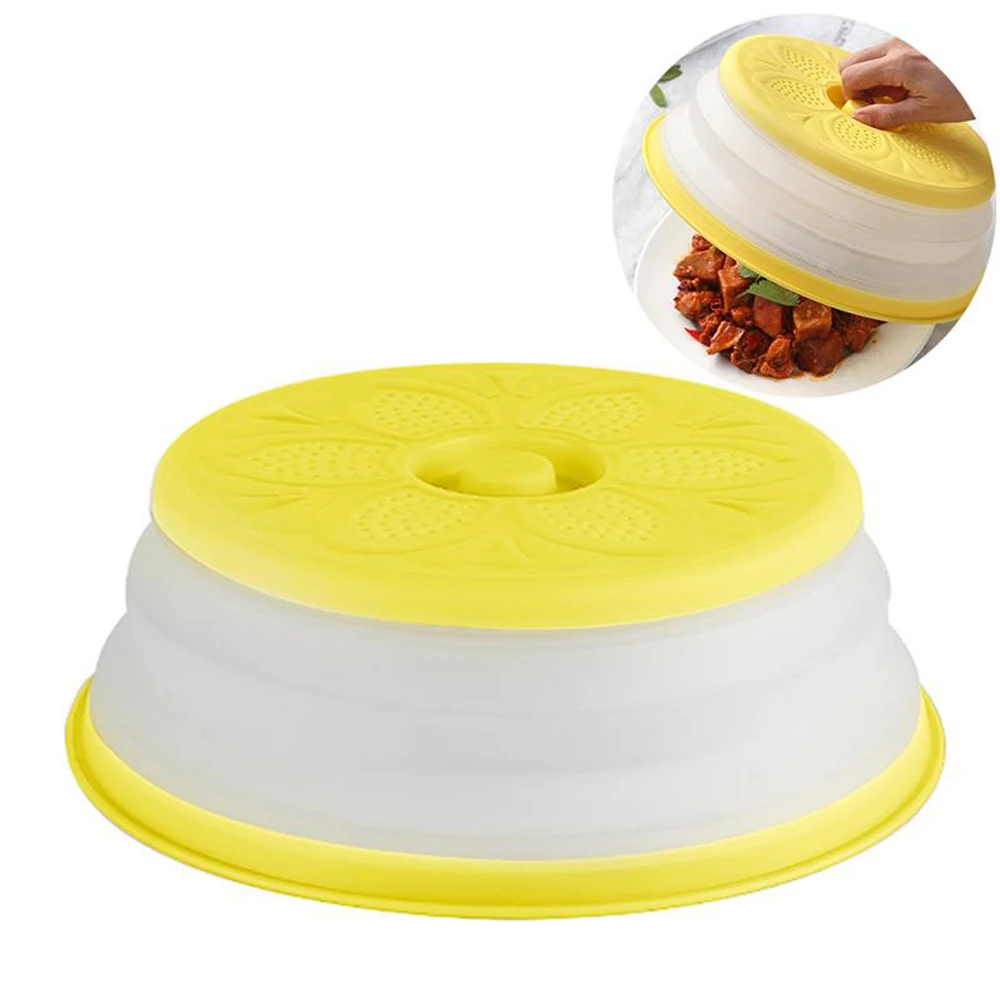 Heat Resistant Splatter Guard Lid Plate Silicone microwave cover Plate food cover, Random colors or customized
Heat Resistant Splatter Guard Lid Plate Silicone microwave cover Plate food cover, Random colors or customized