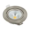 Nickel Brushed ultra slim high quality long life aluminum RoHS downlight heat resistant spotlight dimtowarm led ceiling light