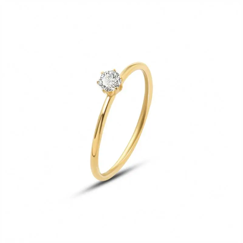 Women Wholesale Fashion Custom Initial Stainless Steel 18k Gold Plated Trill Hot Style Little Diamond Tail Ring Jewelry
Women Wholesale Fashion Custom Initial Stainless Steel 18k Gold Plated Trill Hot Style Little Diamond Tail Ring Jewelry