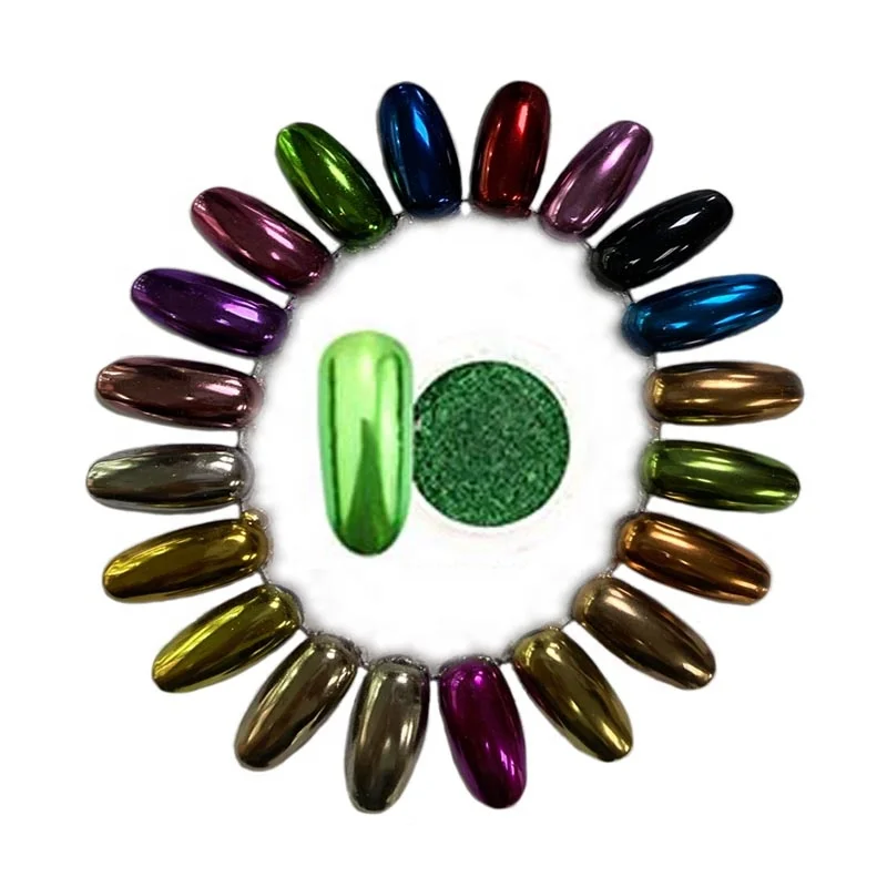 Nails Mirror Effect Chrome Powder Powder for Nails Pigment 24 Colors Nail Mica Powder
Nails Mirror Effect Chrome Powder Powder for Nails Pigment 24 Colors Nail Mica Powder
