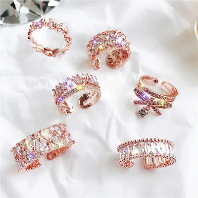 Barlaycs Fashion Luxury Wedding Engagement Butterfly Adjustable Crystal Rhinestone Diamond Cuff Finger Ring Rings Jewelry Women
Barlaycs Fashion Luxury Wedding Engagement Butterfly Adjustable Crystal Rhinestone Diamond Cuff Finger Ring Rings Jewelry Women