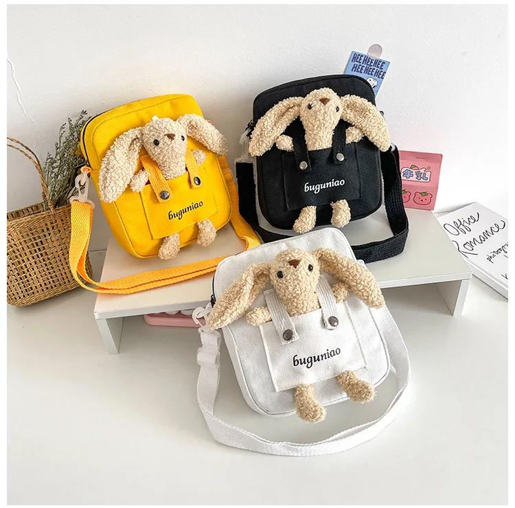 Newest Designer Messenger Bag Cute Plush Rabbit Shoulder Sling Bag Mini Messenger Crossbody Bags, Black, yellow, white
Newest Designer Messenger Bag Cute Plush Rabbit Shoulder Sling Bag Mini Messenger Crossbody Bags, Black, yellow, white