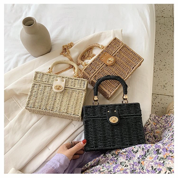 2021 Latest Summer Women Small Beach Hand Bags Ladies Woven Box Handbags Popular Purses, Khaki,black,beige
2021 Latest Summer Women Small Beach Hand Bags Ladies Woven Box Handbags Popular Purses, Khaki,black,beige