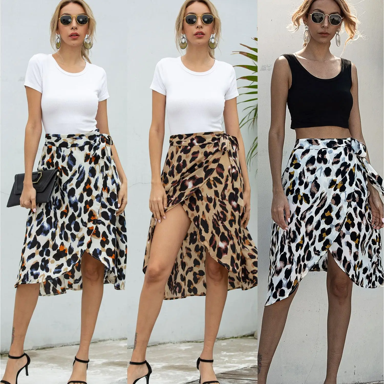2021 Spring and Summer Skirt Leopard Print Explosive Three-color Printed One Piece Chiffon Skirt, Picture color
2021 Spring and Summer Skirt Leopard Print Explosive Three-color Printed One Piece Chiffon Skirt, Picture color