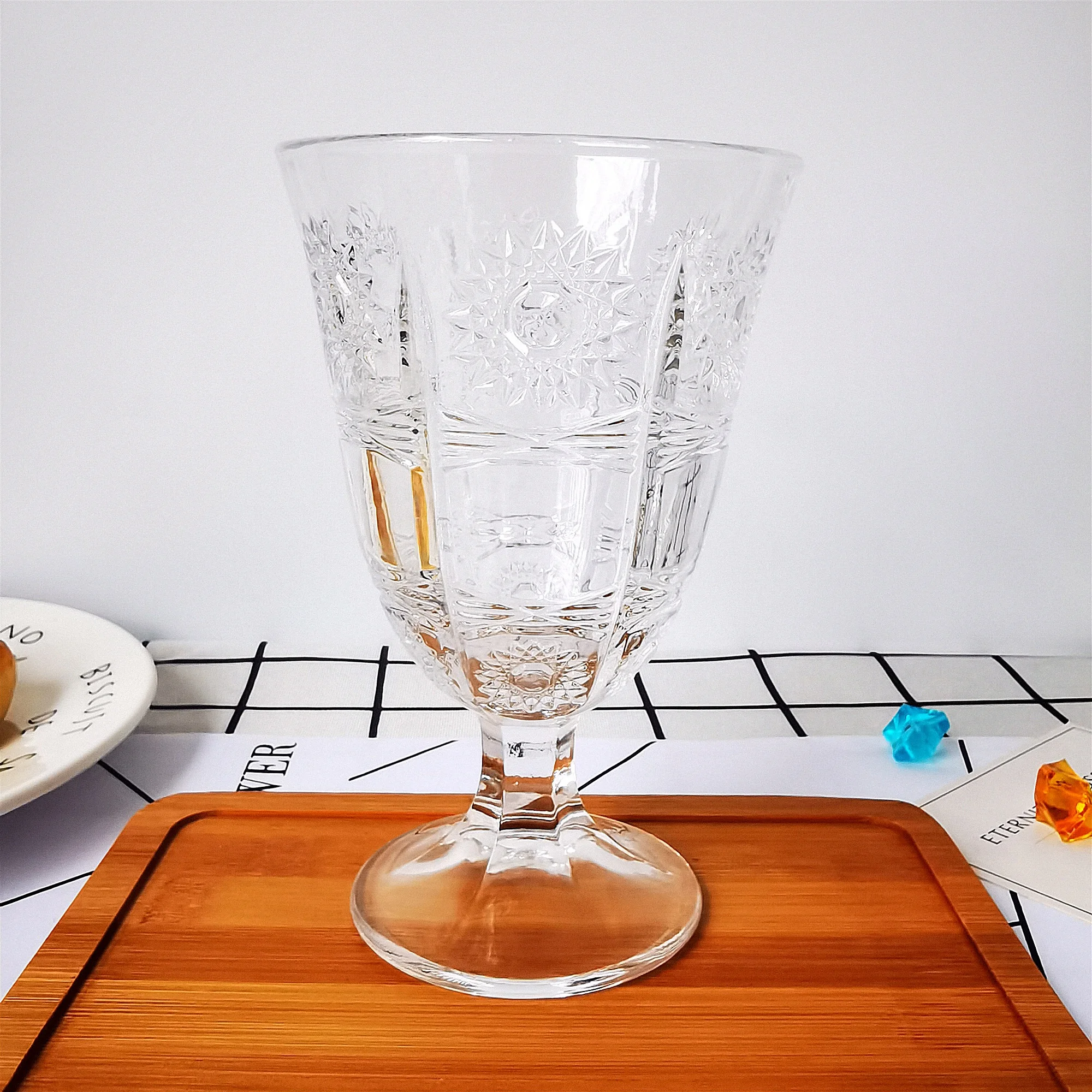 8 oZ Glass Crafts Fancy Stemware elegant reusable glass coffee cup glass manufacturer 20years
8 oZ Glass Crafts Fancy Stemware elegant reusable glass coffee cup glass manufacturer 20years