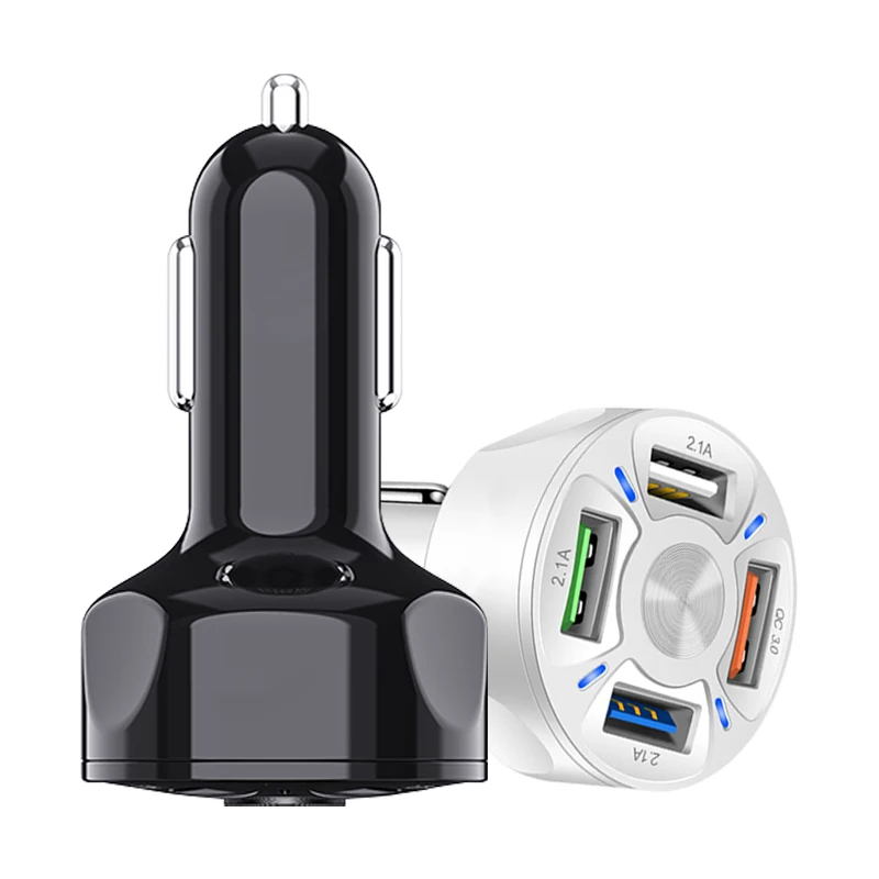 QC 3.0 4 Port USB Cargadores De Celulares Carga Rapida Carregador Celular Cellular Adapter Mobile Phone Charger Fast Car Charger, Black
QC 3.0 4 Port USB Cargadores De Celulares Carga Rapida Carregador Celular Cellular Adapter Mobile Phone Charger Fast Car Charger, Black