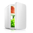 8L hot selling 12V portable hotel mini bar fridge mini glass door fridge freezer