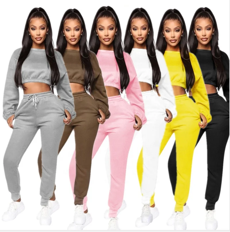 Wholesale Custom Hoodie Pockets Leisure Clothing Ladies Women Set Casual Solid Color Cotton Womens Sweatsuit Ladies Tracksuit, Picture shows
Wholesale Custom Hoodie Pockets Leisure Clothing Ladies Women Set Casual Solid Color Cotton Womens Sweatsuit Ladies Tracksuit, Picture shows