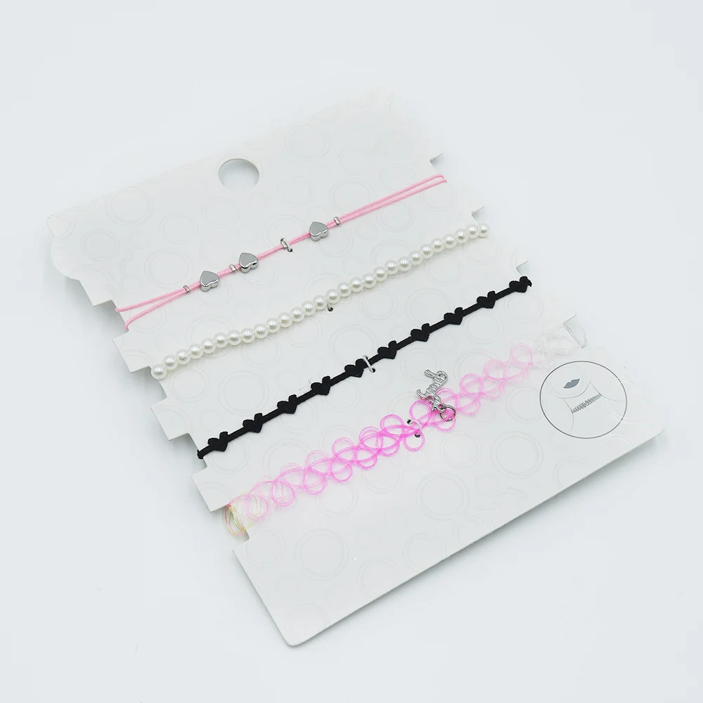 Cute Kids Daily Wear 5PC/Set Pearl Velvet Girls Adjustable elasticity Choker Necklace Set, Multi
Cute Kids Daily Wear 5PC/Set Pearl Velvet Girls Adjustable elasticity Choker Necklace Set, Multi