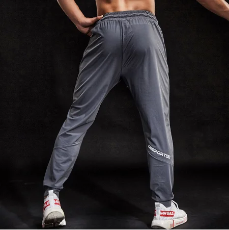 Men's Light-Thin Trousers Ice Silk Quick Dry Loose Closure Bind Foot Fitness Training Casual Pocket Zippered Pants, As picture
Men's Light-Thin Trousers Ice Silk Quick Dry Loose Closure Bind Foot Fitness Training Casual Pocket Zippered Pants, As picture