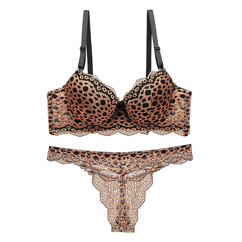 Sexy Leopard Print Hollow Bra Set T Pants Hot Ladies Underwear Set Sexy Lace Bra Leotard Thongs Hollow Transparents Underwear, Picture show
Sexy Leopard Print Hollow Bra Set T Pants Hot Ladies Underwear Set Sexy Lace Bra Leotard Thongs Hollow Transparents Underwear, Picture show