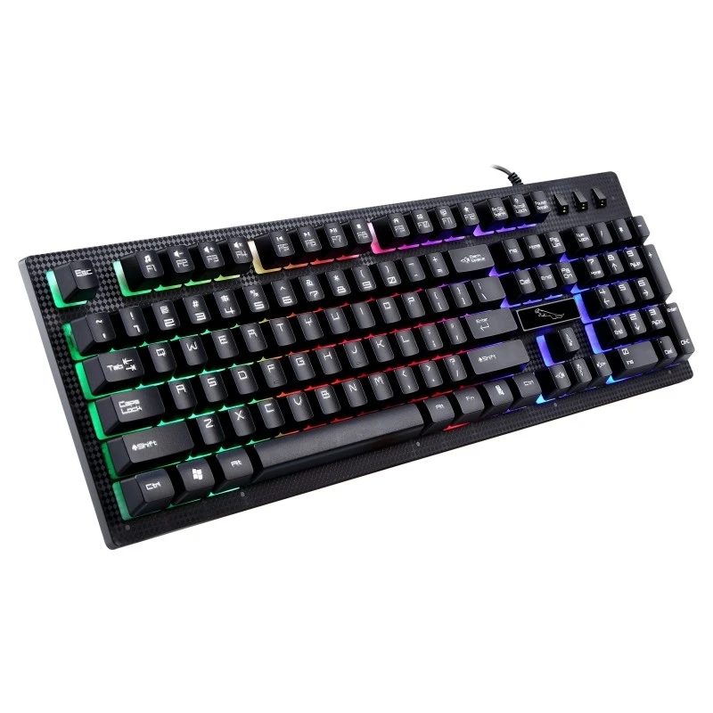 

Dropshipping ZGB G20 104 Keys USB Wired Mechanical RGB Backlight Computer Keyboard Gaming Keyboard