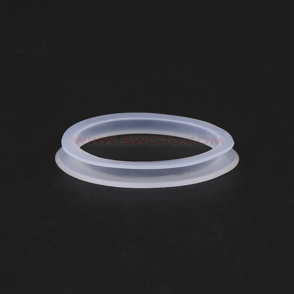 White Transparent Silicone Rubber Gasket Seals For Glass Jar View